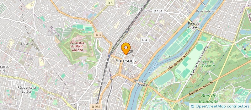 localisation de l'entreprise R.A.M à SURESNES