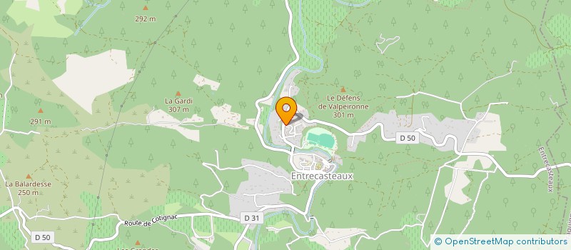 localisation de l'entreprise R.A.M  ENTRECASTEAUX