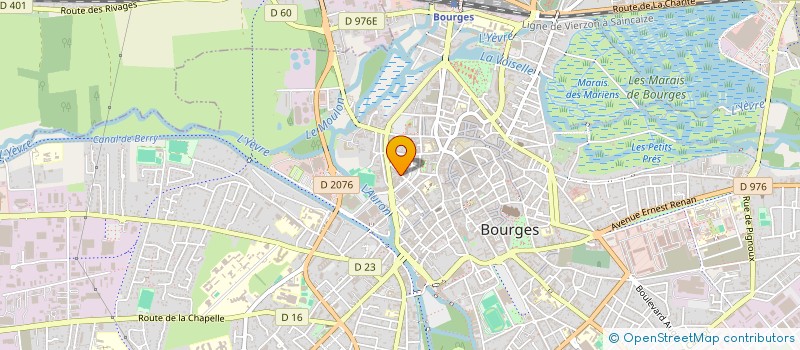 localisation de l'entreprise R.A.M.G.  BOURGES