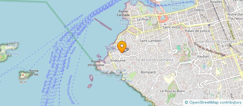 localisation de l'entreprise R.A.M.I. à MARSEILLE