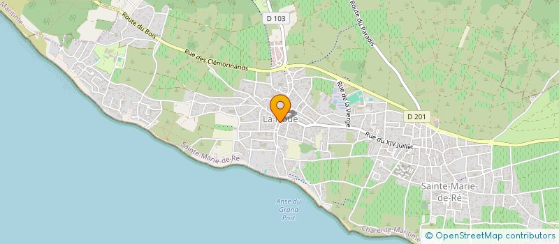 localisation de l'entreprise R.A.M IMMOBILIER  SAINTE-MARIE-DE-RE