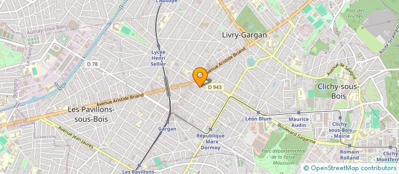localisation de l'entreprise R.A.N.I à LIVRY-GARGAN