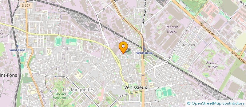 localisation de l'entreprise R A P LA MACHINERIE à VENISSIEUX