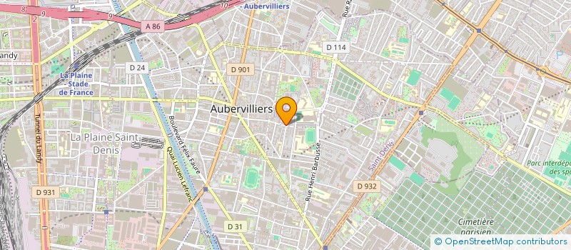 localisation de l'entreprise R.A.R.-IE à AUBERVILLIERS