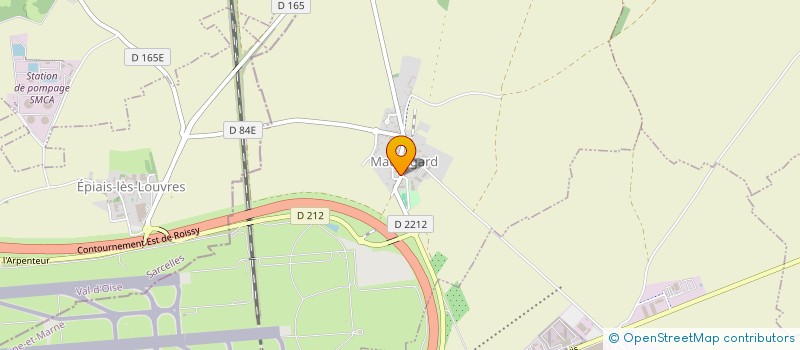 localisation de l'entreprise R & A REALISATIONS ET AMENAGEMENT  MAUREGARD