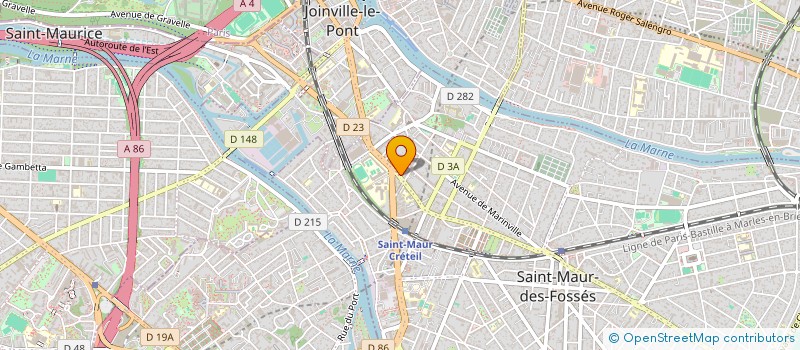 localisation de l'entreprise R.A.S. à SAINT-MAUR-DES-FOSSES