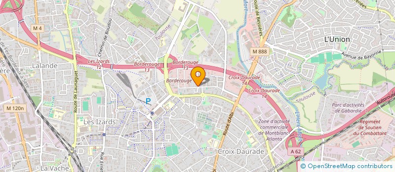 localisation de l'entreprise R.A.S  CORNEBARRIEU