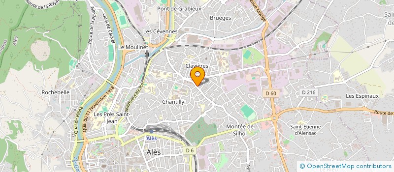 localisation de l'entreprise R.A.S INTERVENTION à ALES