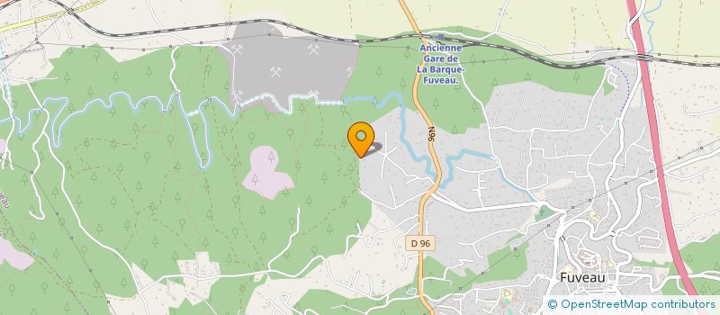 localisation de l'entreprise R.A.S. INVEST  FUVEAU