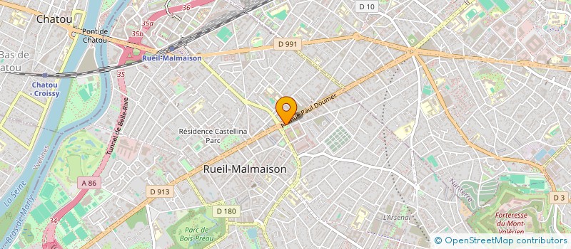 localisation de l'entreprise R.A.S-J.M à RUEIL-MALMAISON
