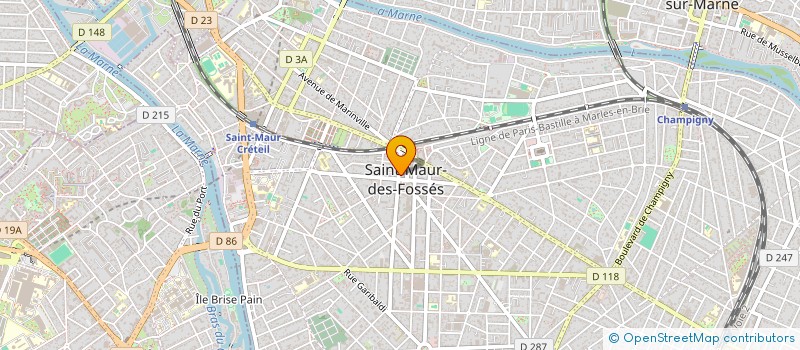 localisation de l'entreprise R.A SAS à SAINT-MAUR-DES-FOSSES