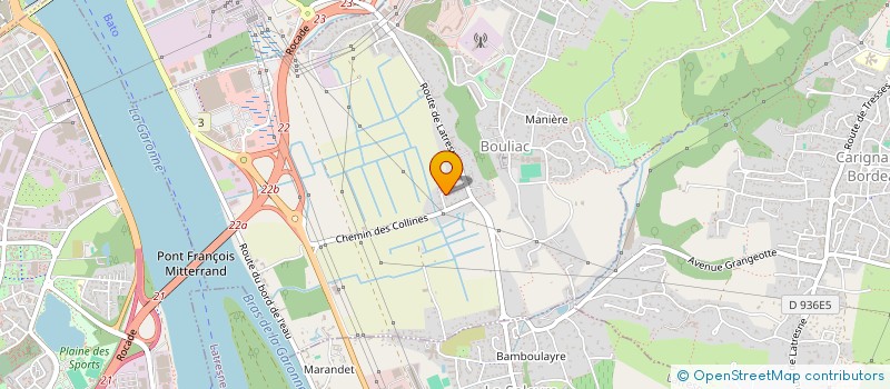 localisation de l'entreprise R.A.T.T.  BOULIAC