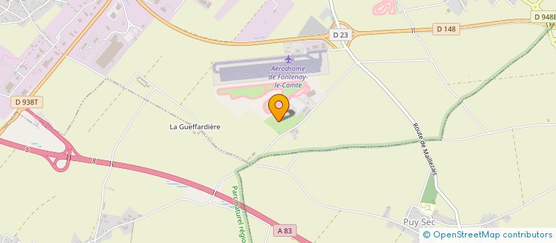 localisation de l'entreprise R-ACE GP  FONTENAY-LE-COMTE