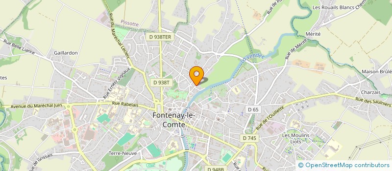 localisation de l'entreprise R-ACE IMMOBILIER  FONTENAY-LE-COMTE