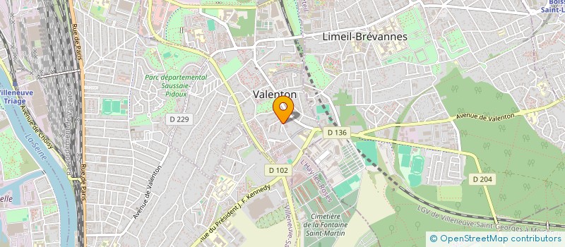 localisation de l'entreprise R.ALKAN & CIE à VALENTON