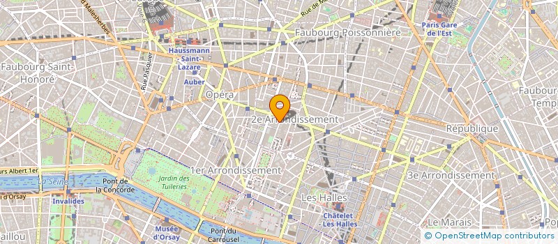 localisation de l'entreprise R AND J  PARIS