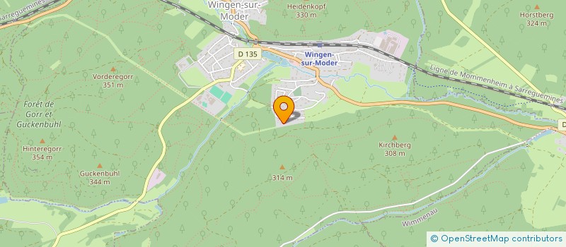 localisation de l'entreprise R'ANGE  LA PETITE-PIERRE