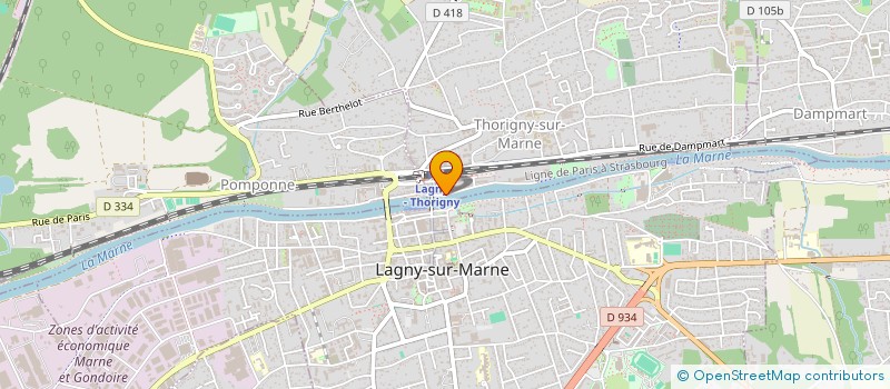 localisation de l'entreprise R APY D à THORIGNY-SUR-MARNE