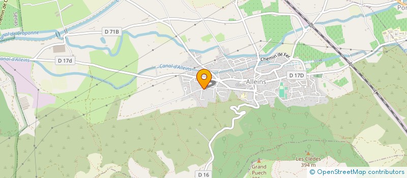 localisation de l'entreprise R-ARCHE  ALLEINS