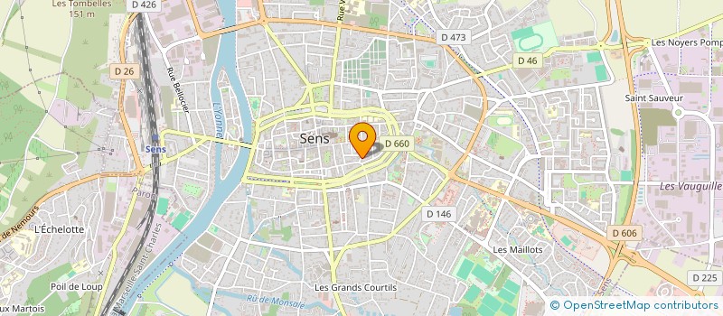 localisation de l'entreprise R'ASSUREZ VOUS  SENS