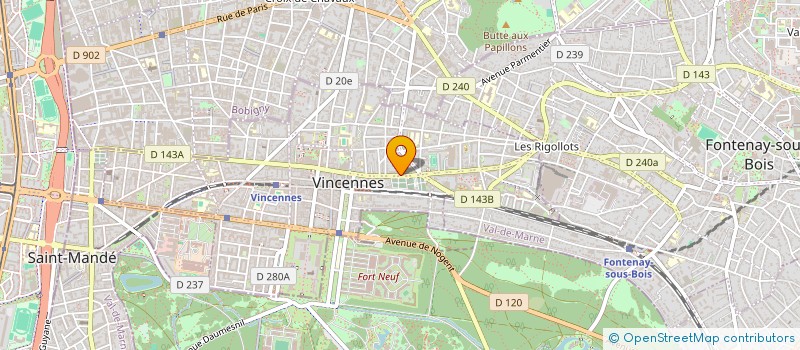 localisation de l'entreprise R ATM  VINCENNES