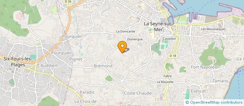 localisation de l'entreprise R - ATOME à LA SEYNE-SUR-MER