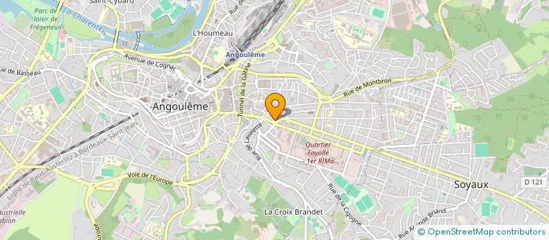 localisation de l'entreprise R AUDIT à ANGOULEME