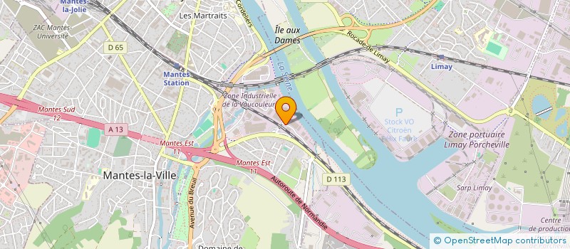 localisation de l'entreprise R'AUTO à MANTES-LA-VILLE