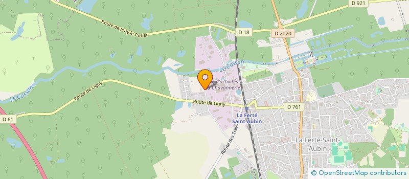 localisation de l'entreprise R AUTO à LA FERTE-SAINT-AUBIN