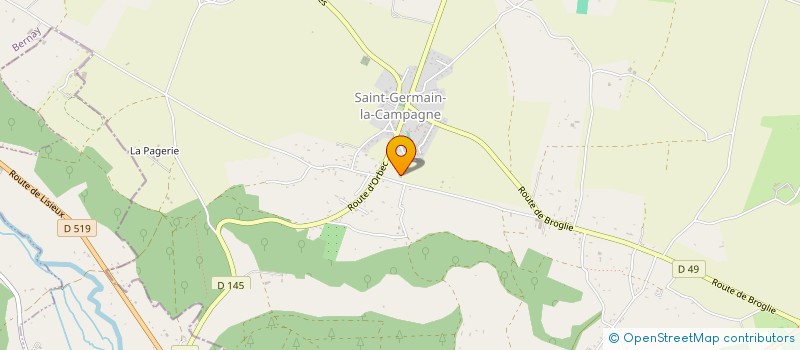 localisation de l'entreprise R'AUTO  SAINT-GERMAIN-LA-CAMPAGNE