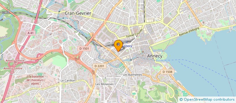 localisation de l'entreprise R AUTOS ET FILS à ANNECY