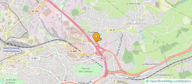 localisation de l'entreprise R & B  SAINT-JEAN-BONNEFONDS