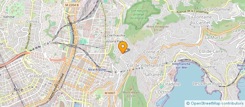 localisation de l'entreprise R&B à NICE
