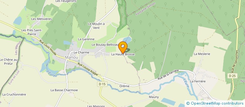 localisation de l'entreprise R & B à MANOU