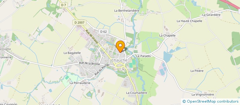 localisation de l'entreprise R.B.A.L. à CHAUCHE