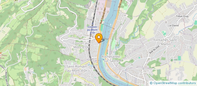 localisation de l'entreprise R.B.B.A. ASSOCIES  COUZON-AU-MONT-D'OR