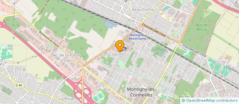 localisation de l'entreprise R.B.C à HERBLAY-SUR-SEINE