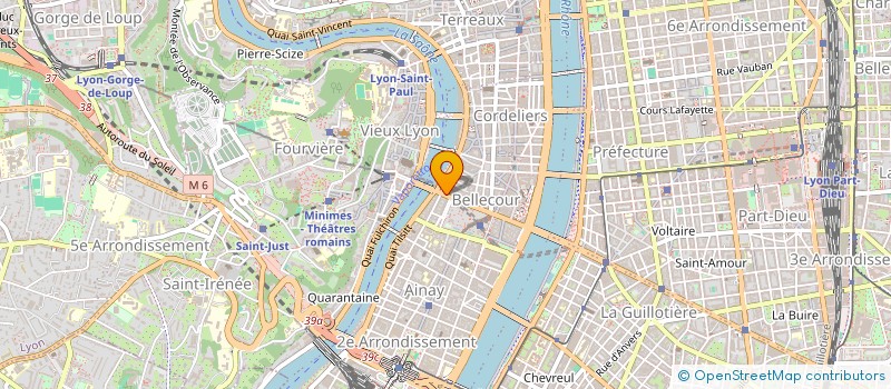 localisation de l'entreprise R.B.C BELLECOUR  LYON