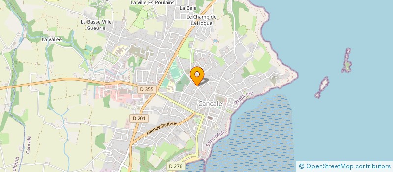 localisation de l'entreprise R.B.C. DISTRIBUTION à CANCALE