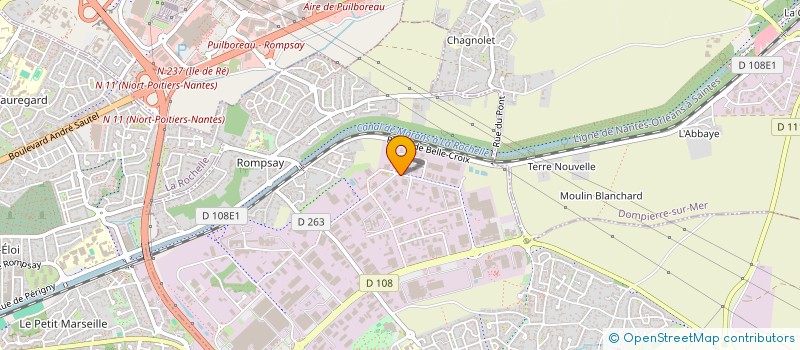 localisation de l'entreprise R.B.COMPOSITES  PERIGNY