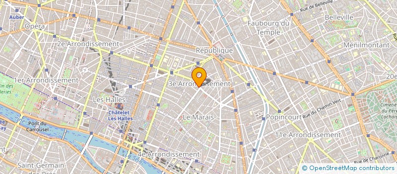 localisation de l'entreprise R B CONSEIL  PARIS