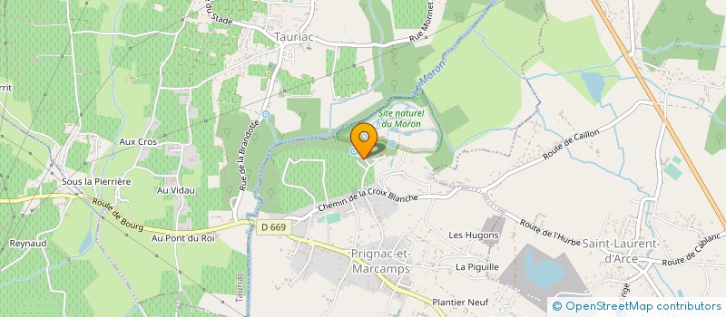 localisation de l'entreprise R B CONSTRUCTIONS  PRIGNAC-ET-MARCAMPS