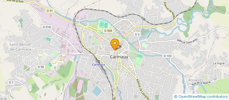 localisation de l'entreprise R&B CONSULTANT  SAINTE-RADEGONDE