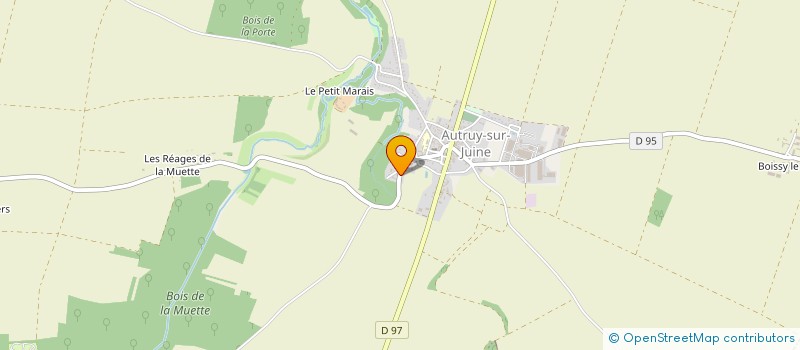 localisation de l'entreprise R.B.E  AUTRUY-SUR-JUINE