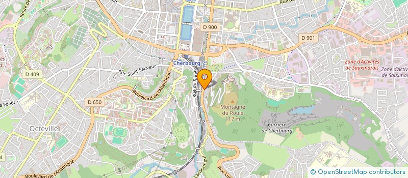 localisation de l'entreprise R'B EVENTS  CHERBOURG-EN-COTENTIN