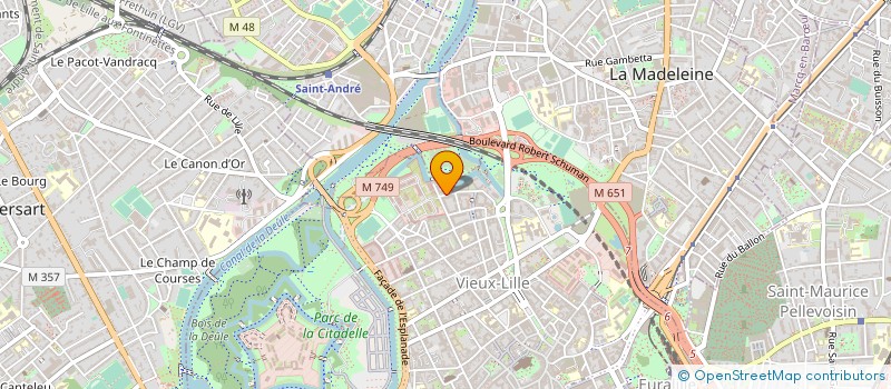 localisation de l'entreprise R.B. EXPRESS à LILLE