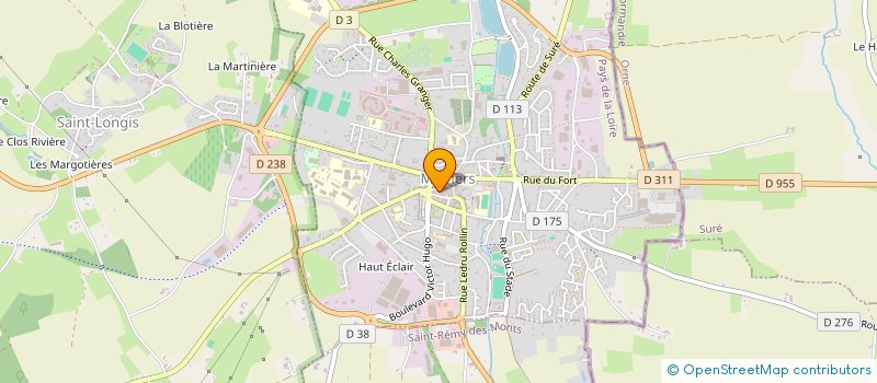 localisation de l'entreprise R.B.G.C  MAMERS