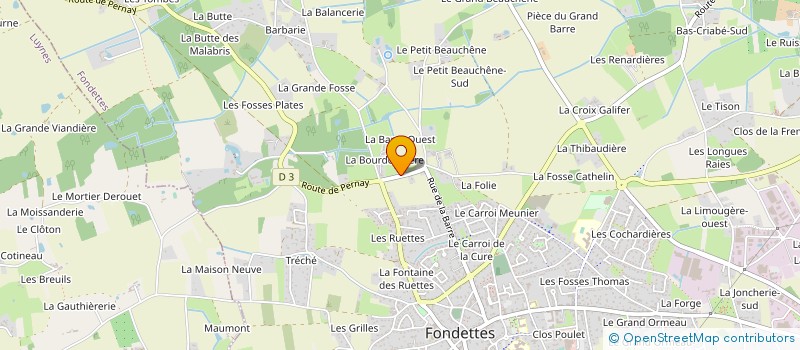 localisation de l'entreprise R.B. HOLDING  LUYNES