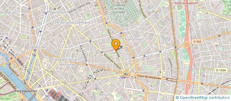 localisation de l'entreprise R B IMAGES SERVICES à PARIS
