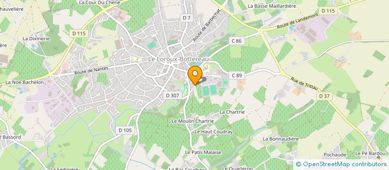 localisation de l'entreprise R&B IMMO  SAINT-JULIEN-DE-CONCELLES